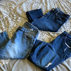 Lot of 13/14 Jeans - American Eagle, Garage, Old N